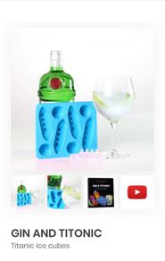 50 Units - Titonic Novelty Gin And Tonic Ice Tray! Job Lot!