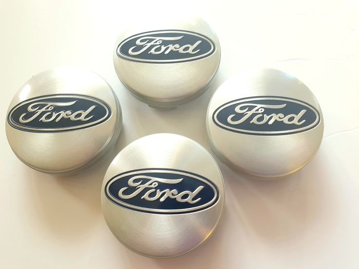 4x FORD silver 54mm alloy wheel centre caps cap 6M21-1003 Hub Cover