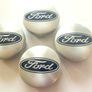 4x FORD silver 54mm alloy wheel centre caps cap 6M21-1003 Hub Cover Image 8