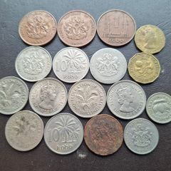 Nigeria. A Lot of 17 coins (1959-1991)