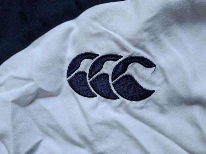Rugby Canterbury of New Zealand blue windbreaker jacket XL