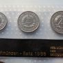 Rare East Germany DDR 1988 UNC Mint Coins set & Struck medal Image 7
