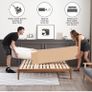 Single Mattress 3FT, 10 Inch Foam and Spring Hybrid Mattress Image 2