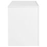 TV Cabinet with LED Lights High Gloss White 130x35x45 cm Image 6