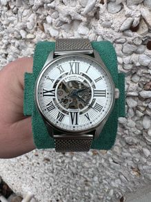 Stuhrling Original Men's Automatic Watch Skeleton Dial