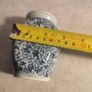 Vintage Embossed Flower Ceramic Jar  Tank Porcelain Crafts Home Decor Image 3