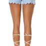 Highwaist  Shorts with belt to tie 95% Polyester / 5% Elasthane  fits 6-8-10 Image 4