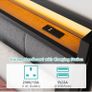 Double Bed Frame, Bed Frame Double with Charging Station and LED Lights Image 6