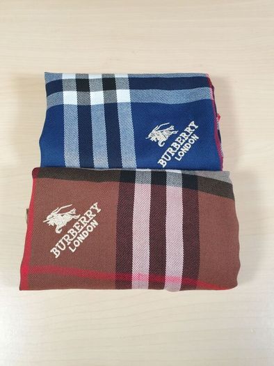 Burberry scarf scarves blue brown tartan check