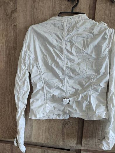 collar white jacket blazer fits s sm