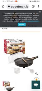 crepe and popcorn maker