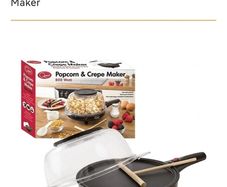 crepe and popcorn maker