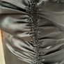 black dress tailor handmade satin occasion size 10 brand new Image 7