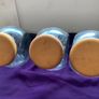 3 Glass Jars With Wooden Lids Image 2