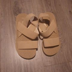 beige wedge sandals