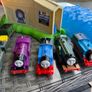 Thomas the tank engine trains and track pieces Image 2
