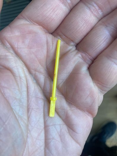 vintage star wars Luke Bespin saber