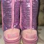 Pink Sequence UGG Boots Image 4