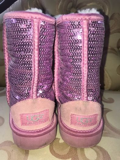 Pink Sequence UGG Boots