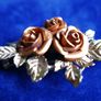 Vintage  Rose  Brooch Image 6