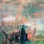 Large Original Abstract Painting Irish abstract art Warm Aesthetic Image 5