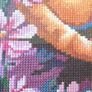 Stunning Handmade Cross Stitch Embroidery - Cats in flowers Image 2