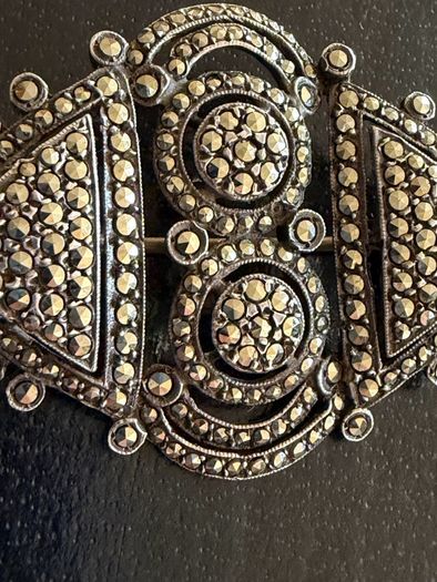 silver brooch