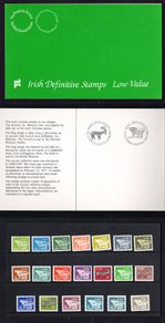 1980-1 Ireland Gerl definitive Stamp Low Value Presentation Pack