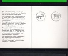 1980-1 Ireland Gerl definitive Stamp Low Value Presentation Pack