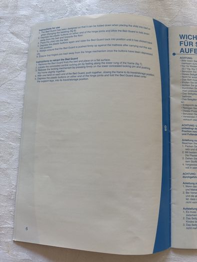 Safety 1st Secure Bed Guard + Manual