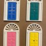 Georgian Door fridge magnets Image 3