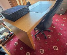 Desk and office chair