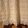White Crochet Dress with Three-quarters Sleeves , H&M. Image 3