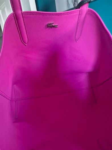 Lacoste tote bag reversible