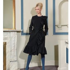 Peter O'Brien ruffle coat , new, size S