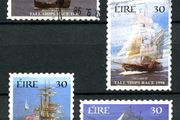 Ireland 1998 Scott # 1145b-1145d International Tall Ships Race (Self Adhesive) - Complete Set - Fine Used Condition