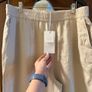Barrel Linen Trousers Image 2