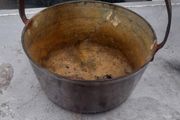 Antique Hanging Pot, Measurements are in the Photos,
