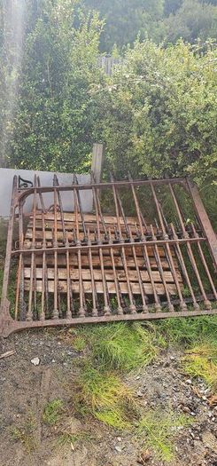 Victorian wrought iron gates