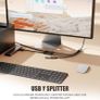 Usb/Type C 3-In-1 Expansion Cable, USB Splitter Charging Transfer Converter Cable, Universal OTG Adapter Cable for Iphone for Samsung Image 8