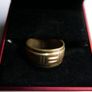 Men's 18K Yellow Gold Plated Ring size V Image 7