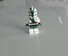 Lego star wars minifigure clone trooper commander gree sw0380