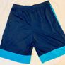 Adidas Tiro Football Training Shorts Navy Blue and Turquoise Age 15 to 16 Youth XL BNWT Image 2
