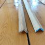 Two 2.4m Wooden moulding at right angles.  20mm x 20mm x 2.4m Image 3