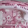 Masons Vista Cheese Dish Cover, Vintage Masons Ironstone Cheese Dish Cover , Masons Red & White Ironstone Cheese Dish Cover , Vintage Cheese Dish Cover. Image 9