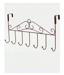 Large Metal Over-the-door Hooks - new - great for jackets, coats, towels, etc