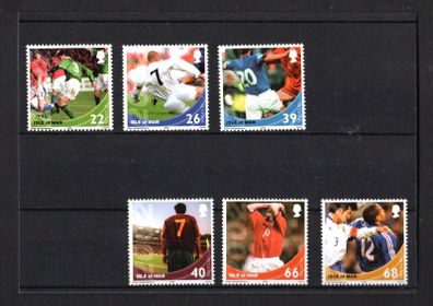 2002 Isle of Man World Cup Football / Soccer Championship Japan and South Korea Commemorative Stamp Mint Never Hinged (MNH)