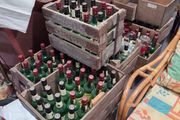 prop bottles and crates