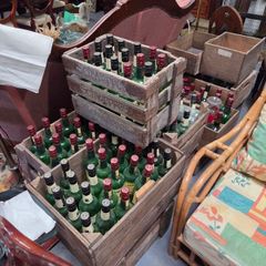 prop bottles and crates