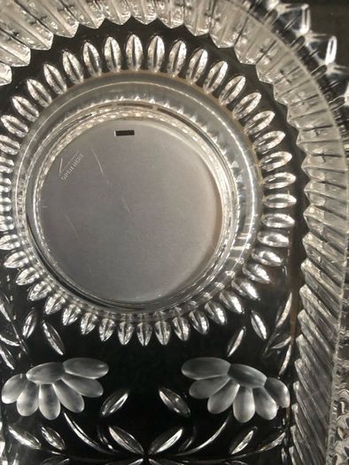 24  % lead crystal Clock